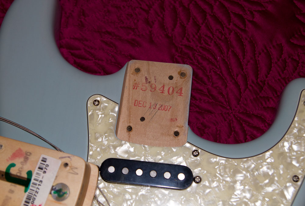 Is this neck pocket stamp right for a 2007 Highway One Strat? Fender